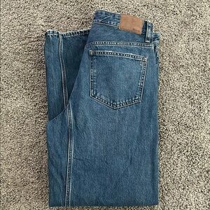 Madewell Darted Barrel-Leg Jean
